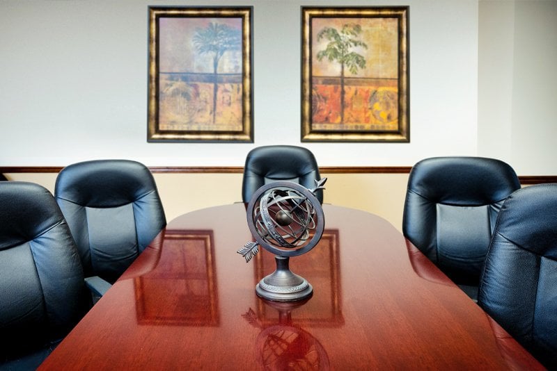 Interior of the Office of George C. Kezemides P.A. | Personal Injury Law Firm